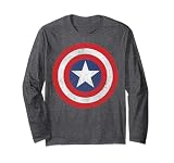 Marvel Captain America Classic Shield Long Sleeve Tee Long Sleeve T-Shirt