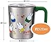 Skater Miffy Stainless Steel Insulated Mug, 320ml, Vacuum-Insulated with Thermoplastic Lid