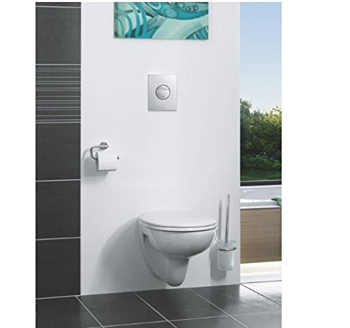 Grohe 40457001 Baucosmopolitan Paper Holder Without Cover, Starlight Chrome #TOP3