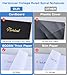 5 Subject Notebook College Ruled,80GSM Paper Thick Hardcover Spiral Notebook Lined Journal with Removable Dividers Tabs,400pages 8.5