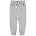 Bumeex Toddler Boys Sweatpants Joggers Pants Cotton Fashion Fall Winter Spring Double Knee Athletic Sweat Pant with Zipper Pockets Clothes Outfits Black/Grey/Navy 4t