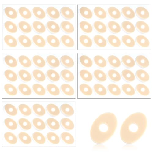 Image of 90 Pcs Corn Cushions for Feet, Corn Pads for Feet, Latex Sponge Foot Callus Pads, Self-Adhesive Foot Care, Corns Protectors and Reduce Friction