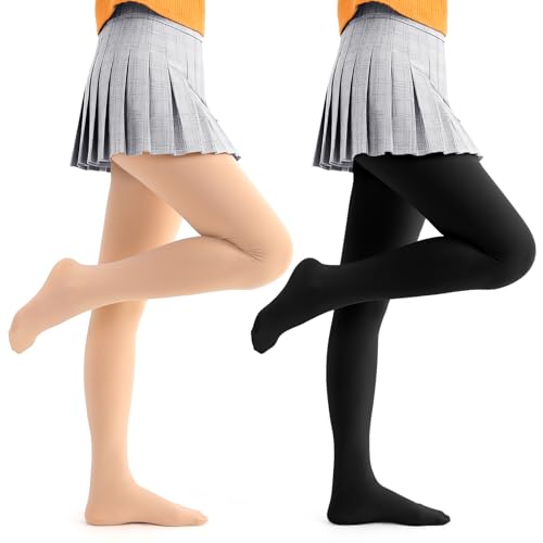 Comfyouth Thermostrumpfhose Mädchen Kinder 2er-Pack Thermo...