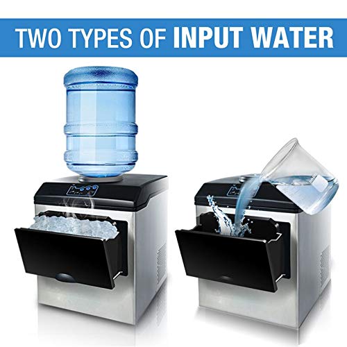 Fabricadora de hielo portátil 2 en 1 KUPPET acero inoxidable miniatura 5