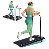 OKAYFOX Portable Walking Pad Treadmill with Handle Bar Incline for Home