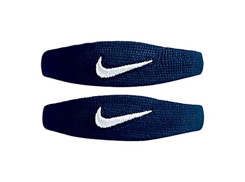 Nike Dri-Fit Bandas (1 par, OSFM, azul marinho/branco)