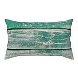 Installation facile : le design unique d'ouverture à fermeture éclair de notre taie d'oreiller en bois vert ancien permet une installation facile et maintient l'oreiller en place