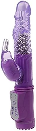 Lovme 12 Speeds Thrusting Rotating Viberate Large Size Rabbit Toys for Women Pleasure (Purple)