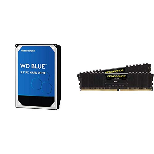 Western Digital 1TB WD Blue PC Hard Drive - 7200 RPM Class, SATA 6 Gb/s, 64 MB Cache, 3.5