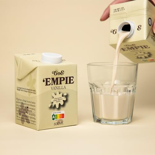 Goe Wellness Empie Vanilla Plant-Based Drink, Non-Gmo, Vegan, Plant-Based, No Added Sugars, Hemp Seeds cover