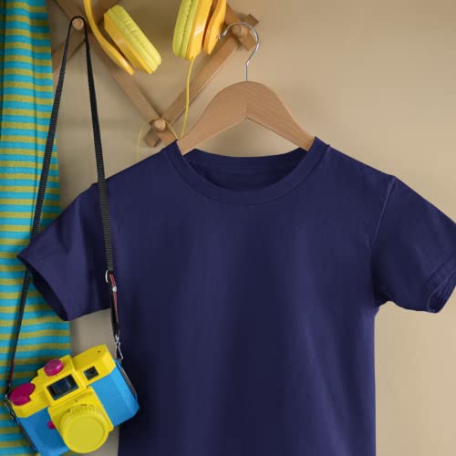 Image of Boys Tshirt Tshirts for Kids Boys Kids t Shirts fr Boys Organic Cotton Short Sleeves Round Neck Regular Fit T-Shirt for Baby Boy Solid Plain T-Shirts Boy