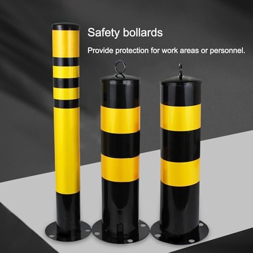Borne de sécurité en Acier Robuste - Butée de Parking et d'allée pour la Protection des garages, la Gestion du trafic et la sécurité extérieure