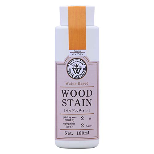 和信ペイント 水性着色剤 ウッドアトリエ ウッドステイン 180ml 800674 木目を生かした着色 WS-24 パンプキン