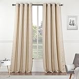 Comprend : 1 panneau occultant pour une pièce. Chaque rideau mesure 137 cm de large x 213 cm de long. Les œillets sont robustes sur votre tringle à rideau et glissent facilement le long de la tringle, s'adaptant à la tringle jusqu'à 4,1 cm de diamètre.