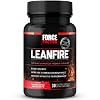 Force Factor LeanFire Pre Workout Energy Pills with Green Tea Extract and Caffeine to Increase Energy, Build Lean Muscle, Black, 30 Count (Pack of 1), Package May Vary