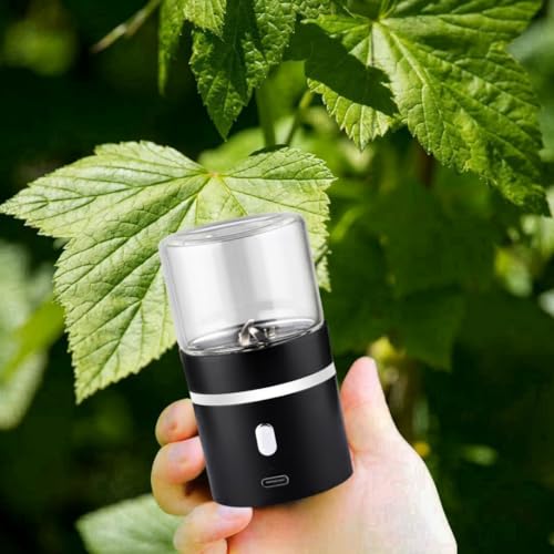 Compact Mini Electric Spice Grinder with USB Rechargeable Feature for Herb Buds - 1.7oz Glass Chamber 2x3.5 inches - Image 7