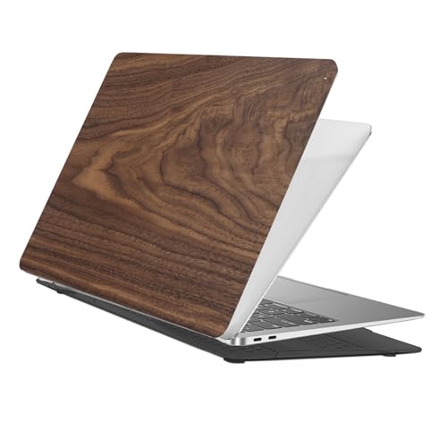 Funda MacBook Pro Retina 15 rígida A1398 con rejillas de ventilación y tacto madera antideslizante