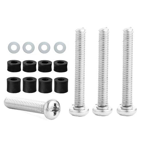 M8 Screws Suitable for Samsung TV M8x45mm Screws,TV Mounting Bolts Screws with 25mm Long Spacers Fit for Samsung 50" 55" 60" 65" 70" 75" 82" TV
