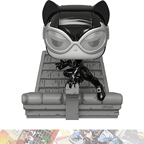 Catwom A N (Gamestop Exc Deluxe Collection By J I M L E E ): Fun Ko P O P ! Heroes Vinyl Figurine Bundle With 1 Comics Theme Compatible Trading Card (269 - 39523)