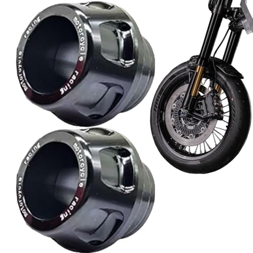 Generic - Motorcycle Axle Cover Slider Frame Fork | 1 Pair of Front Fork Frame Sliders - Fall Protection, Anti-Collision Pads for Chassis, Modified for Motorcycle