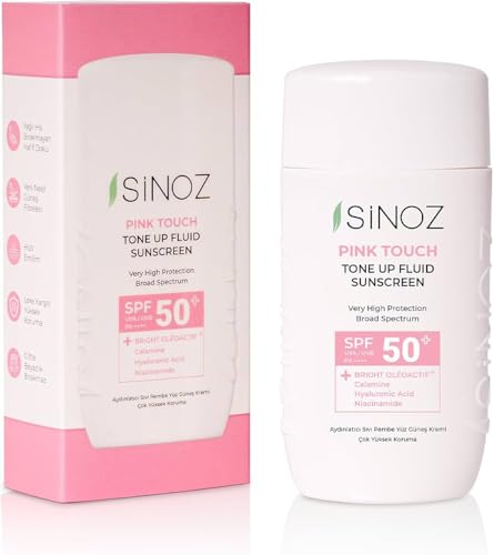 Sinoz, Pink Touch Tone Up Fluid Sunscreen SPF50+ / PA++++