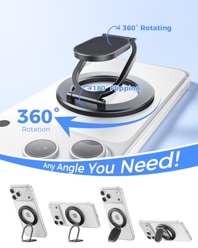 Image of SUPERONE for MagSafe Phone Grip, Dual-Sided Magnetic Phone Ring Holder