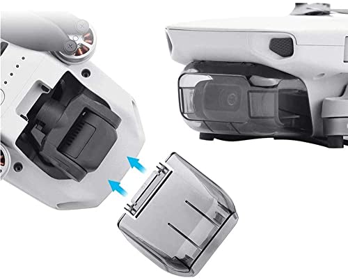 Image of Careflection Mavic Mini /Mini Se /2 Lens Cap Gimbal Guard Transport Protector for DJI Mavic Mini /Mini Se /2 Accessories,Transparent, Gray