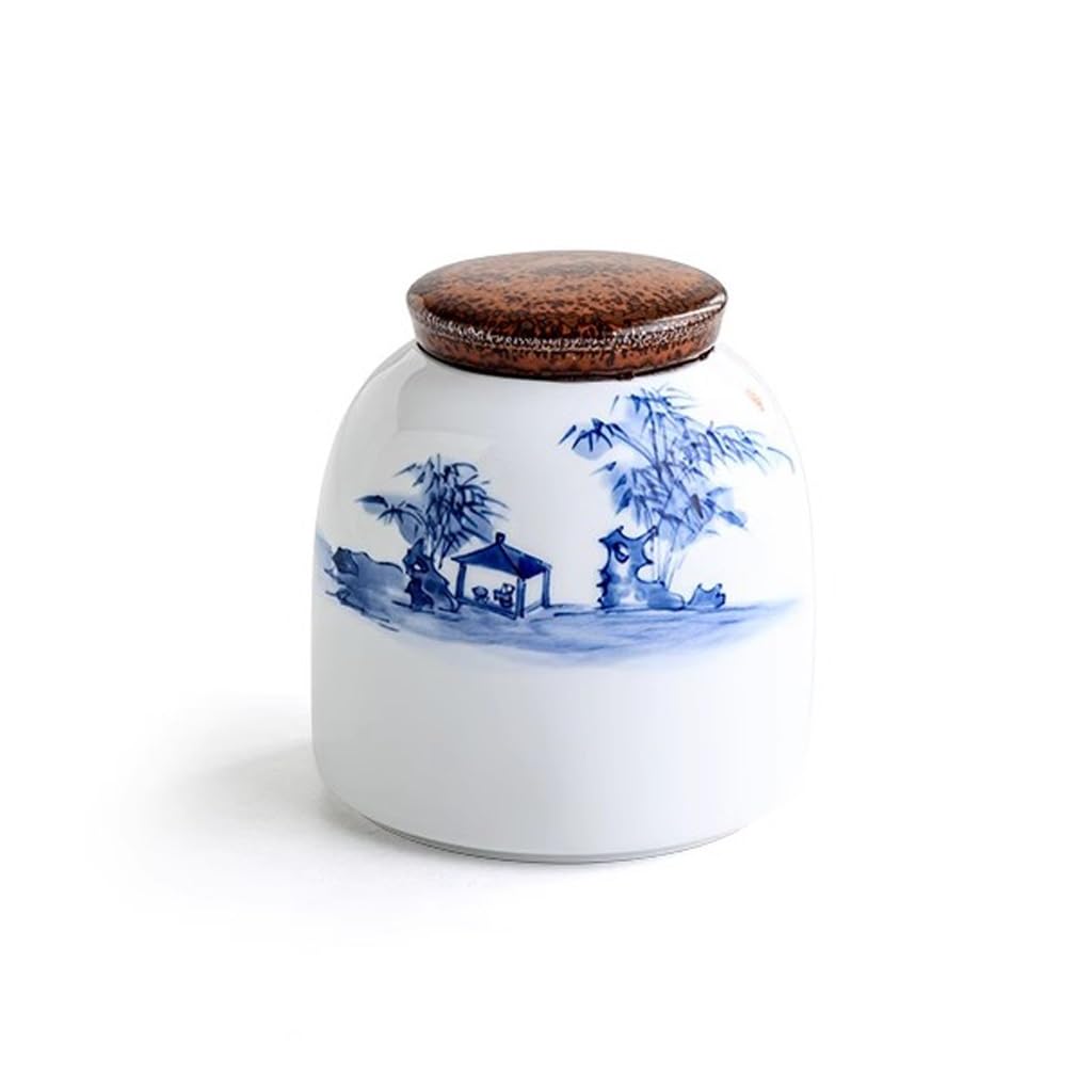 TEESONG Słoiki na herbatę kreatywne ceramiczne puszki do herbaty domowe pu'er luźna herbata czarna herbata przechowywanie puszki na herbatę zamknięte słoiki pojemniki do przechowywania herbaty z