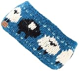 Larghezza: 10 cm GURU SHOP Fascia in lana lavorata a maglia Sheep - Blu, uomo/donna, lana