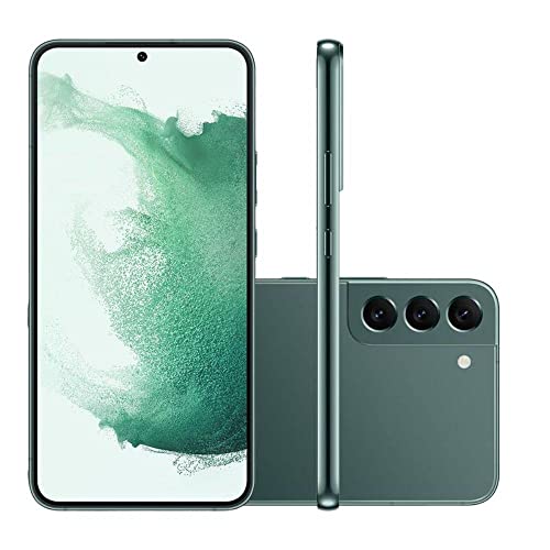 Smartphone Samsung Galaxy S22 128GB 5G - Verde, Câmera Tripla 50MP + Selfie 10MP, RAM 8GB, Tela 6.1