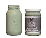 Chalky Chicks | Chalk Finish Paint | Perfect For Furniture, Cabinets, Home Decor, & DIY Craft Projects | 32 oz | Mountain Green