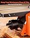 VEVOR Spiral Benchtop Jointer, 8 Inch, 2 HP 8500 RPM Bench Top Wood Jointer, with 18-Blade Spiral Cutterhead, Extendable Cast Aluminum Table, Up to 1/8 in Depth, Adjustable Fence, for Woodworking DIY