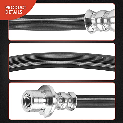 A-Premium Front Driver and Passenger Brake Hydraulic Hoses Compatible with Select Honda Models - Odyssey 2005 2006 2007 2008 2009 2010 3.5L - Replace# 01464SHJA00(Pack of 2) by A-premium - Used condition - Image 5