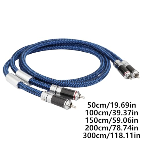 Câble 2RCA à 2RCA Whltzf 4CORE en argent pour ampli - 3