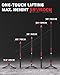 IFOOTAGE 59” Monopod with Feet,Cobra 3 Strike A150S,Professional Travel Camera Monopod,Pedal Lock Base,One-Click Design,for VCR DSLR Nikon Sony,Max.Load 11lbs/5KG
