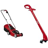 Einhell Cortacésped eléctrico GC-EM 1032 + Cortadora de césped eléctrica GC-ET 2522 (250 W, Ancho de Corte 22 cm, Longitud del Hilo 60 cm, revoluciones del Carrete de Hilo 12000 min-1)