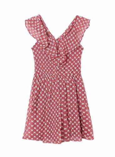 Mayoral Robe d'été pour fille - Imprimé - Vêtements cadeaux - Pour filles et adolescents de 8 ans à 16 ans, Blush, 16 ans