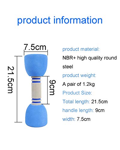 Dumbbells A Pair Of Small Dumbbells Fitness Hand-Held Weights Non-Slip Dumbbells Comfortable To Hold For Children… - Afbeelding 3