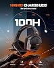 NUBWO Audífonos Gamer Inalámbricos con Micrófono para PS5 PS4 PC, Cero Interferencias, Batería de 100 Horas para Jugar Todo el Día, 23ms de Sincronización para Fortnite y Call of Duty/Jugadores FPS, Modo Triple Compatible con Todos los Dispositivos - Naranja 5