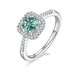 Green Moissanite Rings