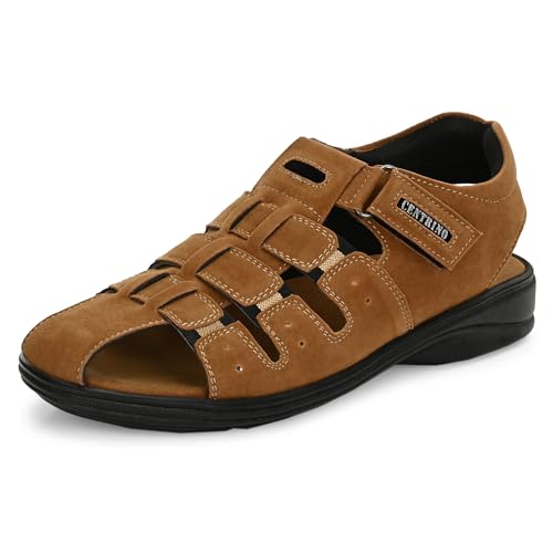 Image of Centrino Sandal for Men | Grip Insole for Stability | Modern Look with Straps | Comfortable Casual look sandal for Men's (9267)