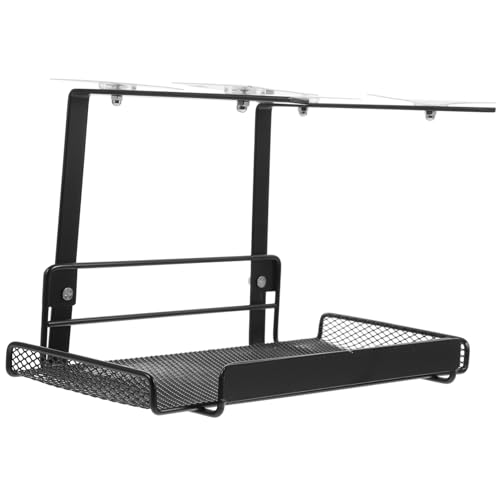 MAGICLULU デスク下ケーブル管理ラック ケーブルオーガナイザー コンパクト設計 耐荷重性 金属製デザイン スペース節約 家庭用 オフィス用