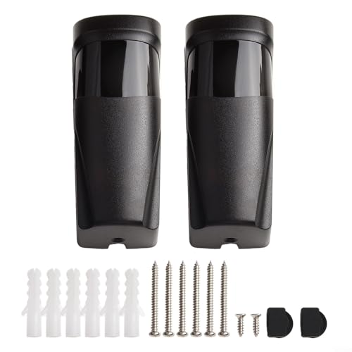 YUANGANG Fotocellula Sensore a raggi infrarossi Fotocellula Rivelatore Per Garage Gate Door Rilevatore di movimento Perimetro esterno Allarme di sicurezza per cancello scorrevole automatico