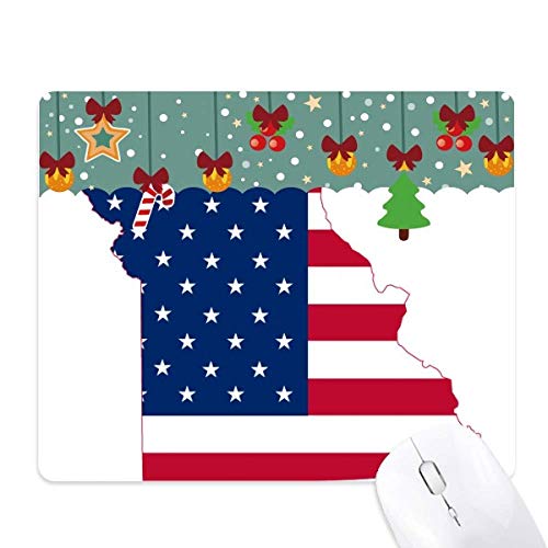 Alfombrilla de ratón de Misuri para decorar tu escritorio de oficina con la bandera americana