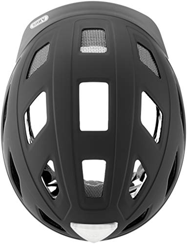 ABUS HYBAN, Casco da Bicicletta Unisex, Nero (Core...