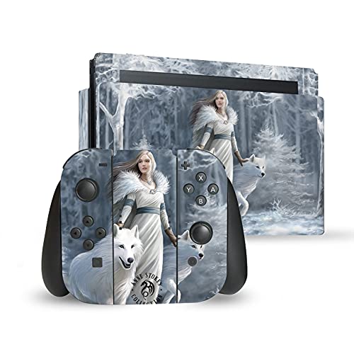 Skin Autocollant Nintendo Switch Gardiens d'hiver Vinyle Intégral Console Dock Joy-Con