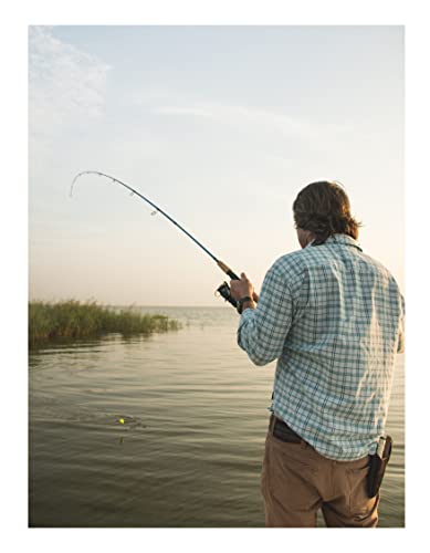 Temple Fork Outfitters TFO 3-Piece Angler Fast Action Freshwater/Saltwater Fishing Spinning Rods, 7ft M 3pc
