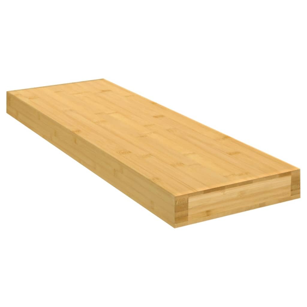 ZEYUAN Wandregal 60x20x4 cm Bambus, Schweberegal, Regal Wand, Bcherregal,  Hngeregal, Regalbrett, Kchenregal, Kinderzimmer Regal, Wandboard : ...