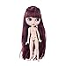 Mecotecn 1/6 BJD Doll est Similaire à Blythe Doll, Ball Jointed Doll avec Maquillage, 4 Globes Oculaires de Couleur, Peut Changer de Maquillage - Poupée Nue