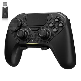 AceGamer Hypershadow D4 Wireless Controller for PS4, Switch, PC, iOS, Android, Steam Deck
